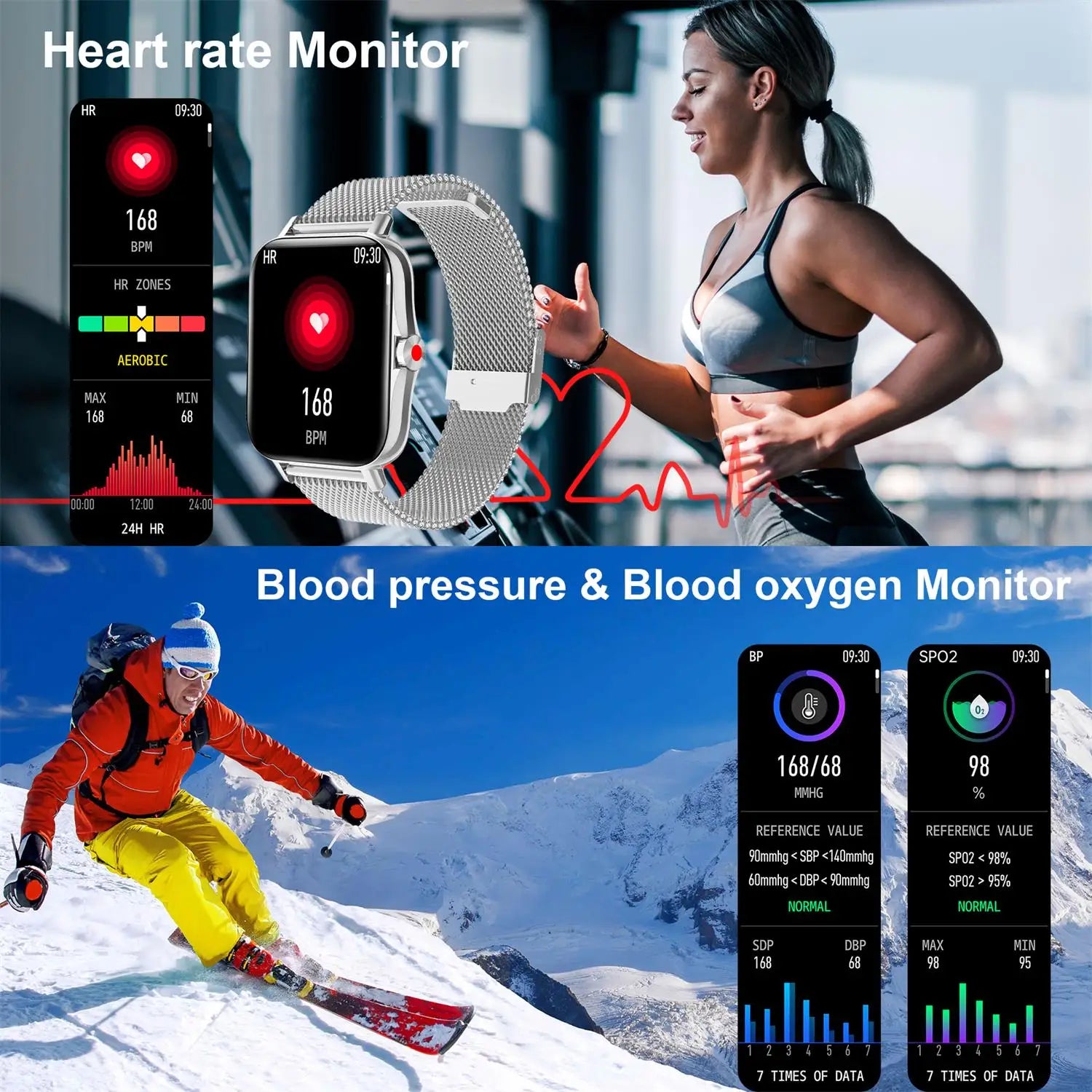 Men Women Smart Watch