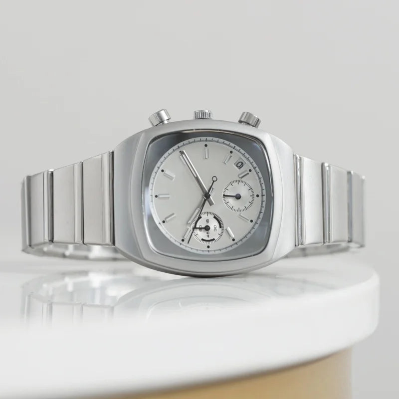 stainless steel quartz wrist watch