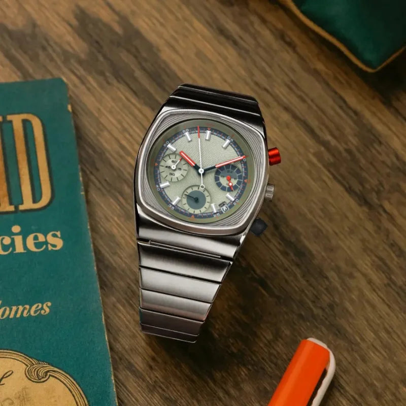 stainless steel quartz wrist watch 