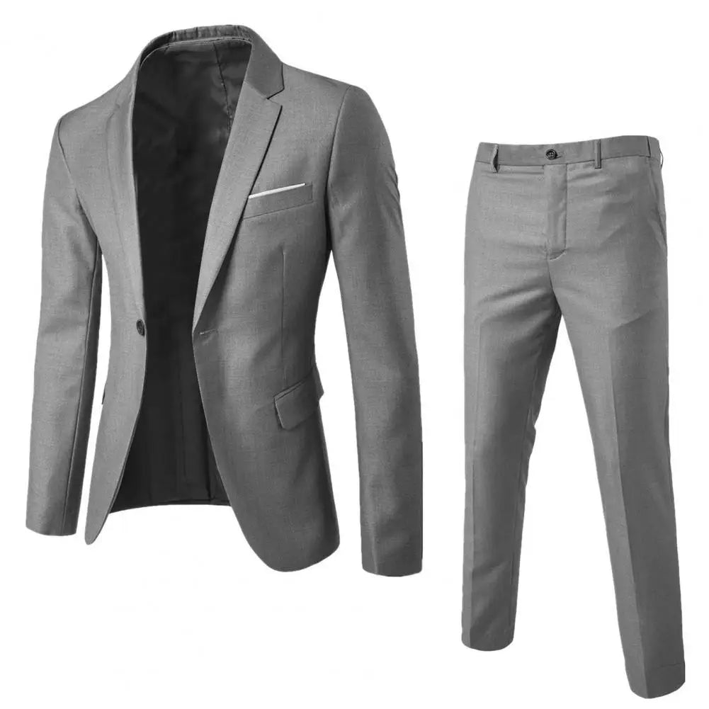 Men Slim Fit Suit 