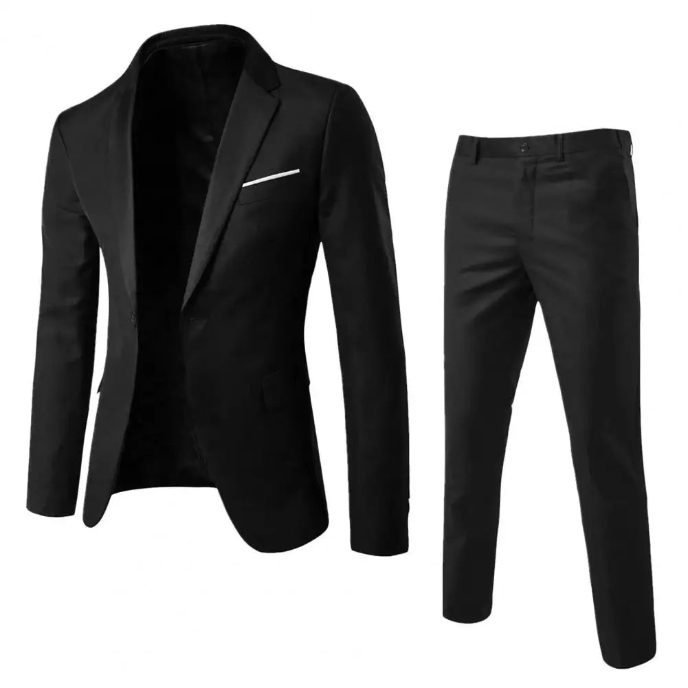 Men Slim Fit Suit 
