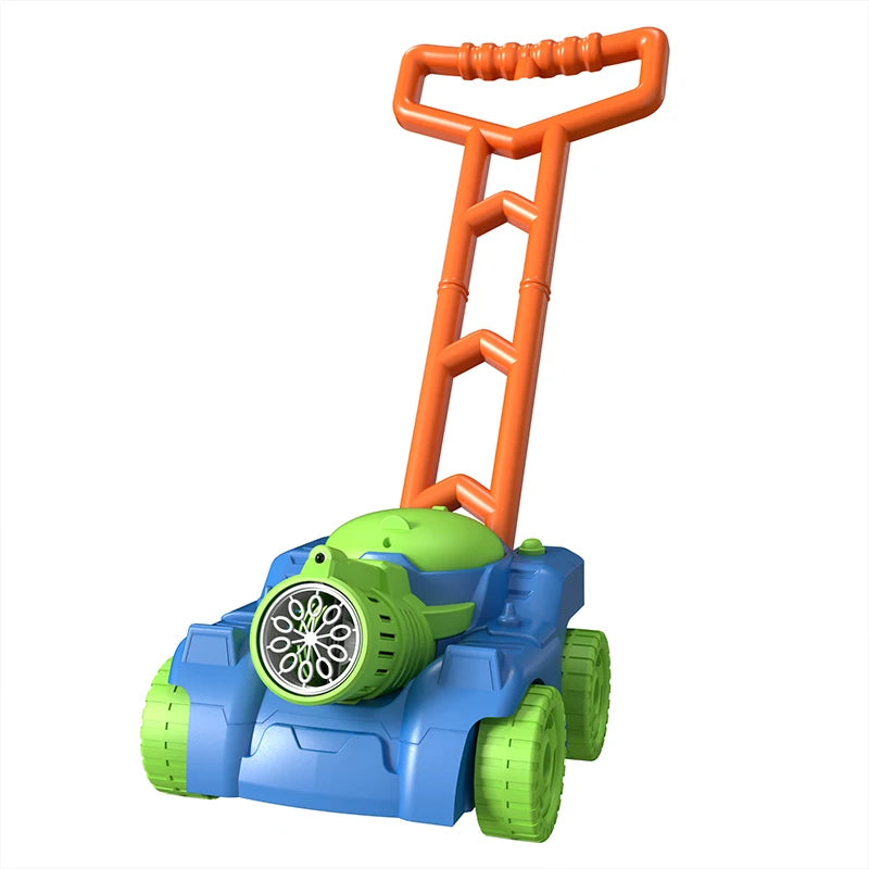 Toddler Lawn Mower Bubble Machine 