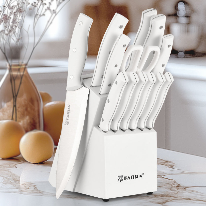 White Kitchen Knives