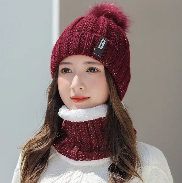 Winter Beanie Hat Scarf for Women