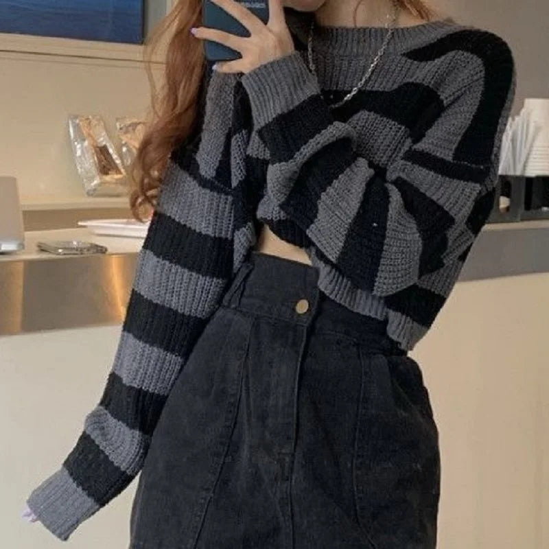 Women Cropped Sweater