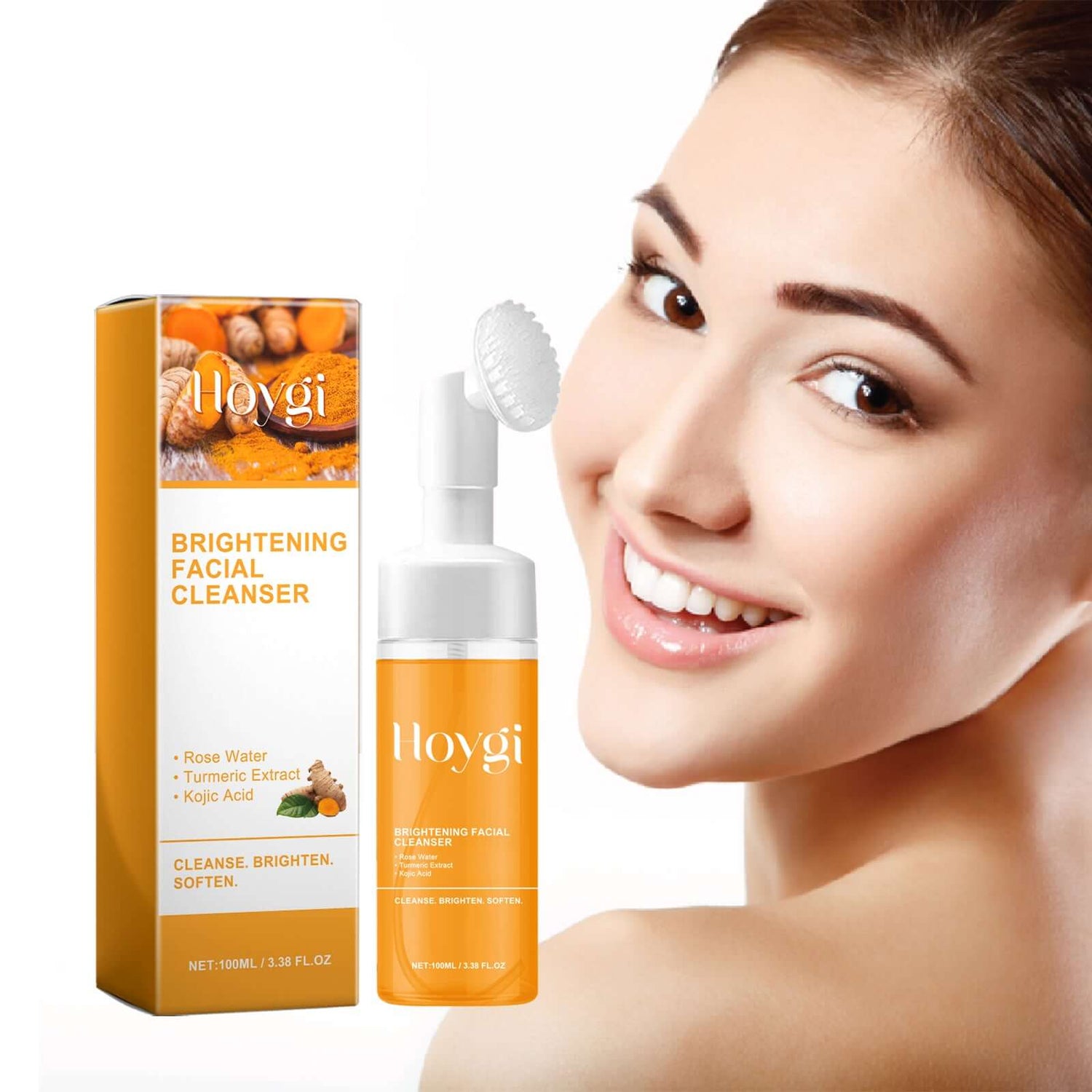deep clean facial cleanser Hoygi Brightening Facial Cleanser