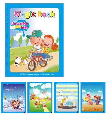 Childerns Coloring Books Water Painting Book Coloring Cycling