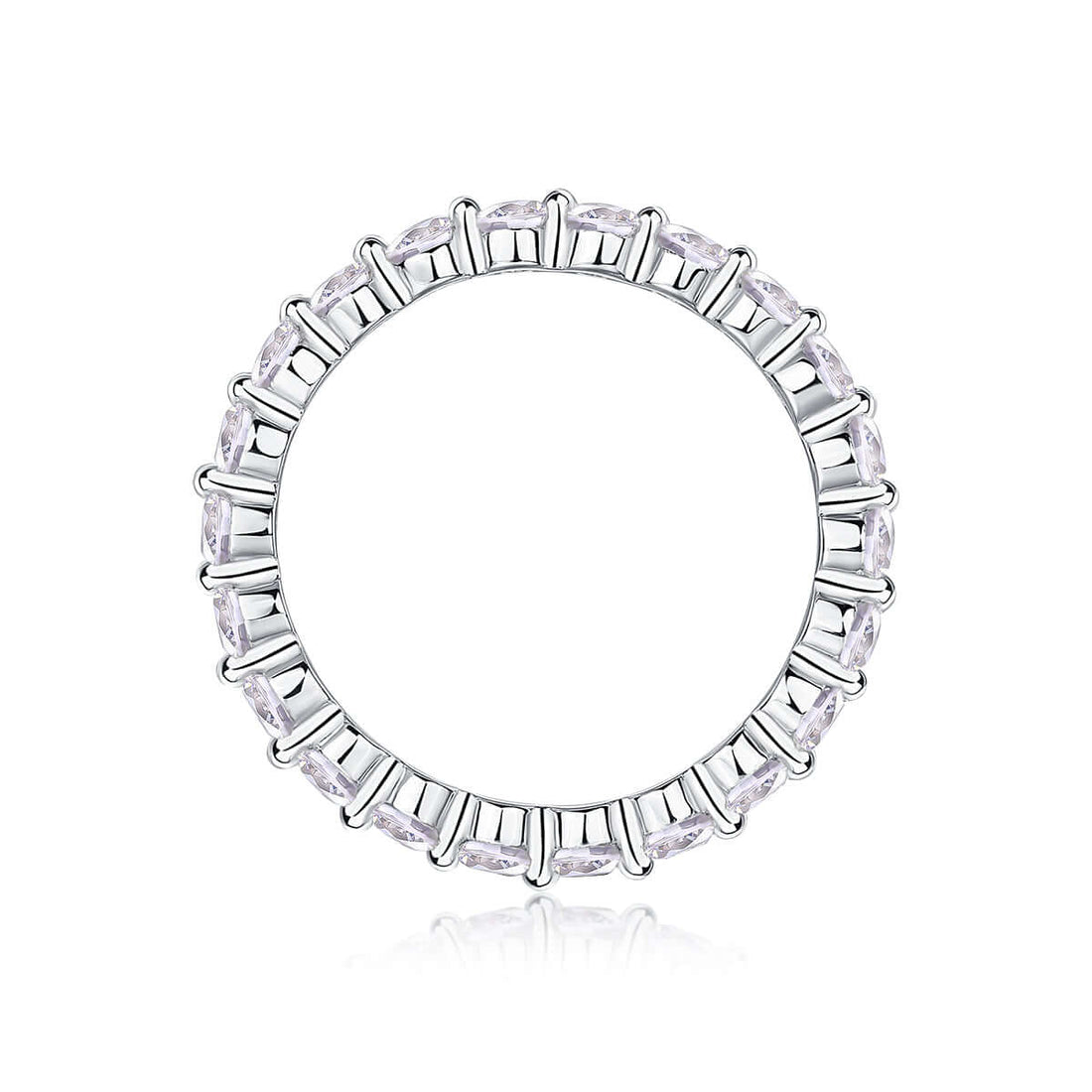 moissanite rings 1Row Of Diamonds, Moissanite Rings, Silver Rings