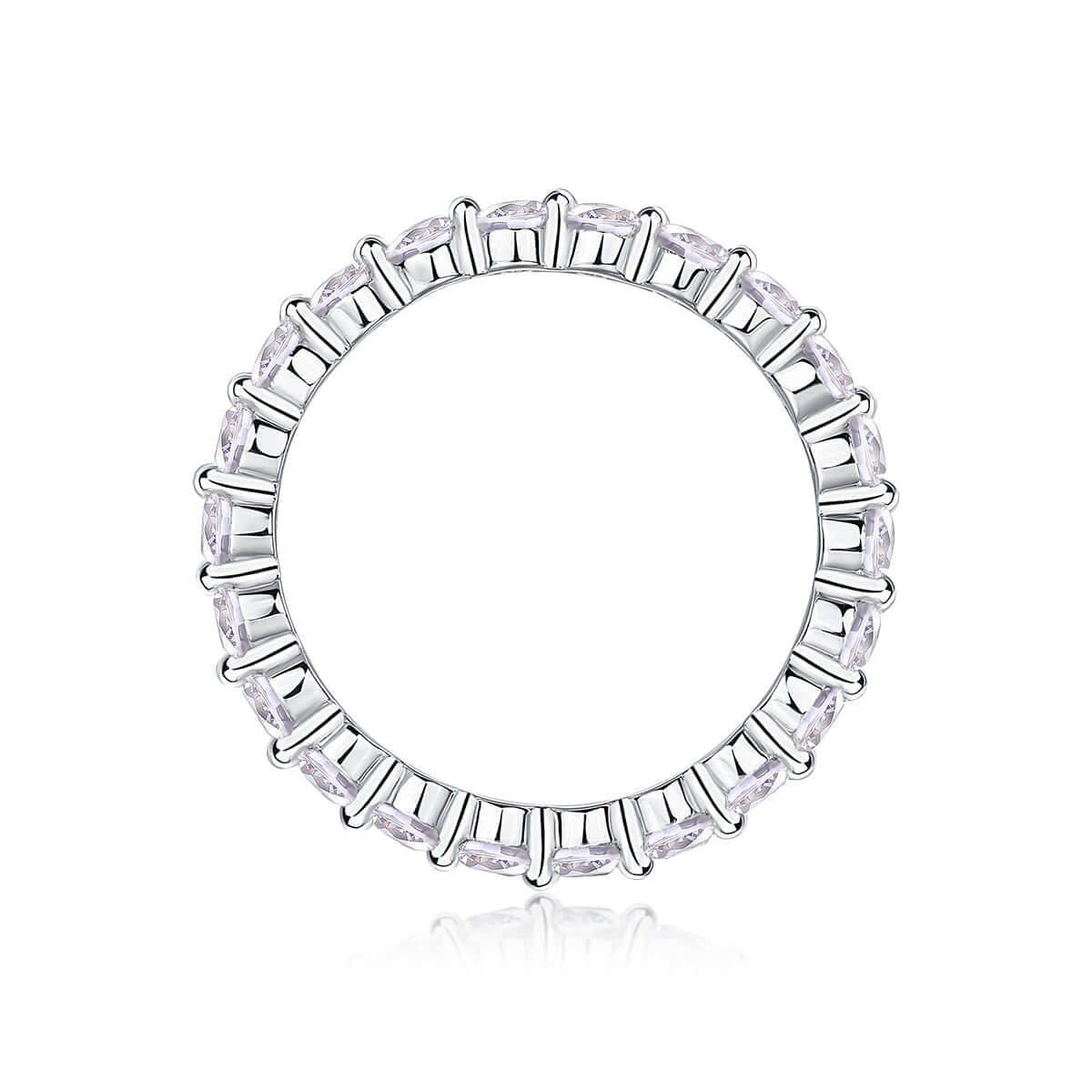 moissanite rings 1Row Of Diamonds, Moissanite Rings, Silver Rings
