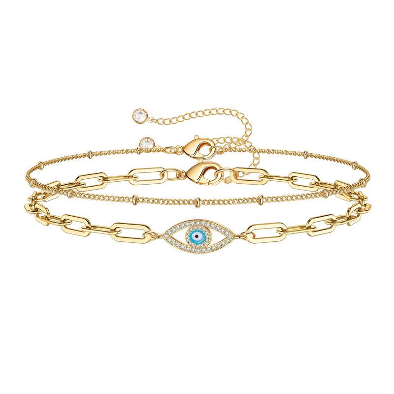 14k gold filled bracelets Dainty Gold Bracelets For Women Golden