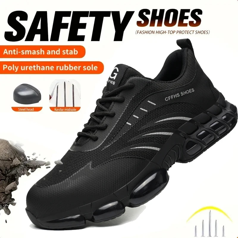 anti-smash and anti-puncture safety shoes