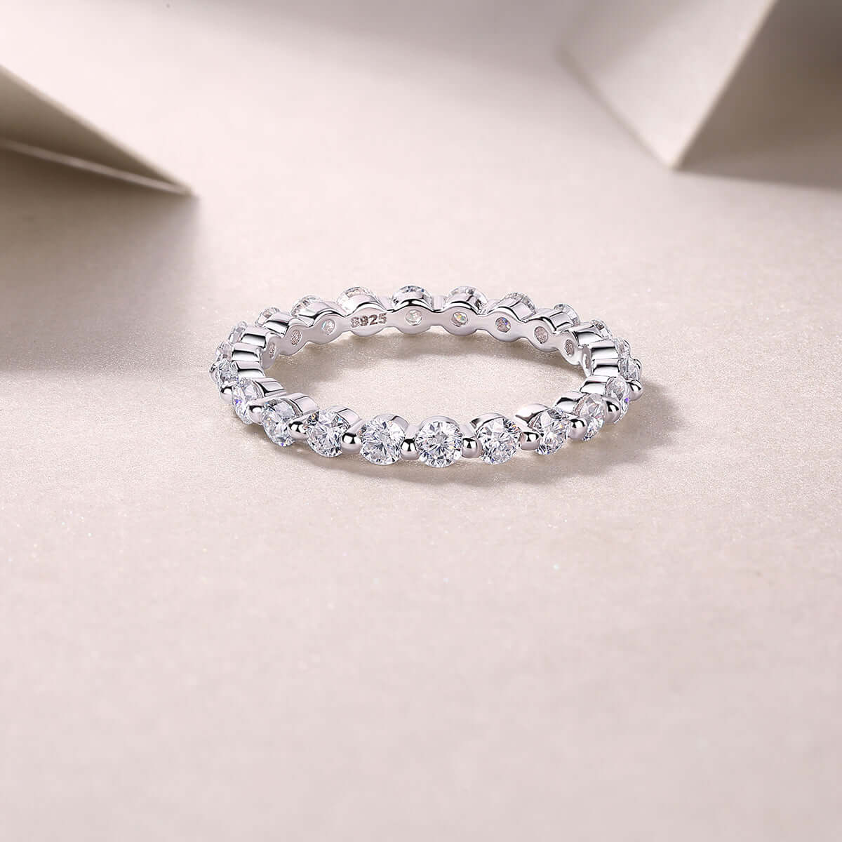 moissanite rings 1Row Of Diamonds, Moissanite Rings, Silver Rings Six