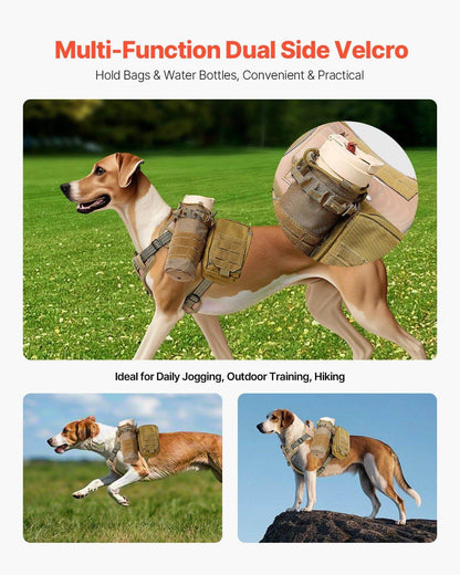 heavy duty harness for large dogs No Pull Tactical Dog Harness