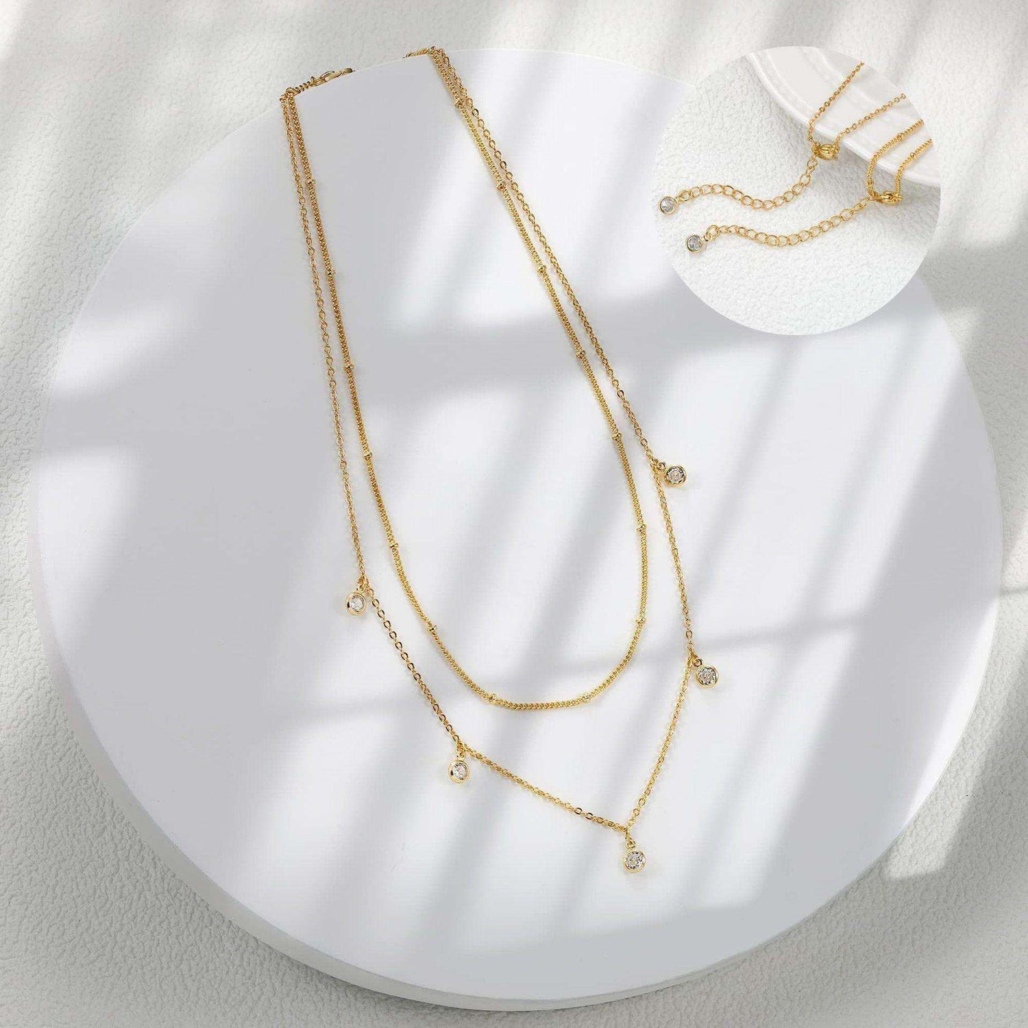 chain necklace for women Waterdrop Chain Necklace