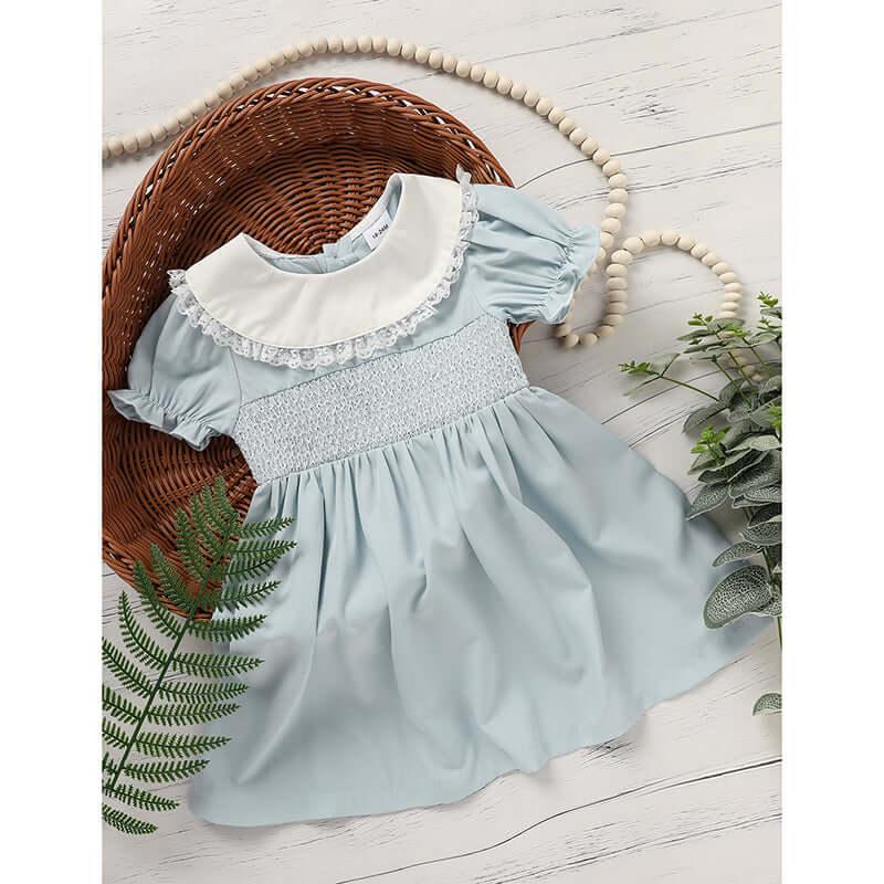 cute puff sleeve dress Toddler Girls&