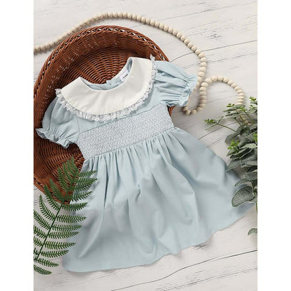 cute puff sleeve dress Toddler Girls&