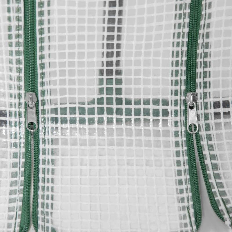 Portable Mini Greenhouse, Outdoor Garden With Large Zipper Doors And Water UV PE Cover