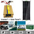 220W Inverter100W Solar Panel Kit USB Battery Charger Convert W12480473