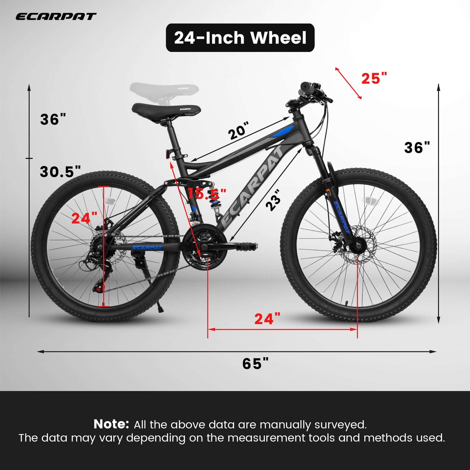 lightweight mountain bike A2460 24 Inch Mountain Bike