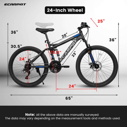 lightweight mountain bike A2460 24 Inch Mountain Bike