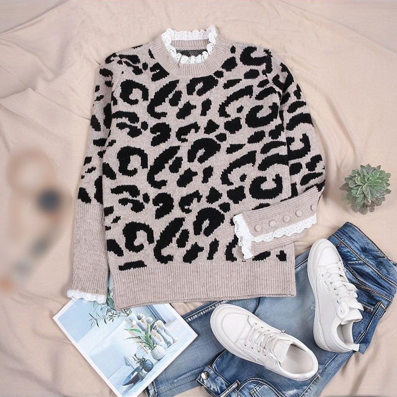 leopard print sweater 