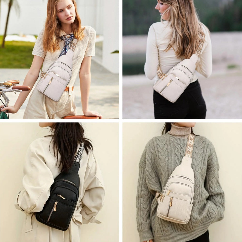 Zippered Shoulder Bag 