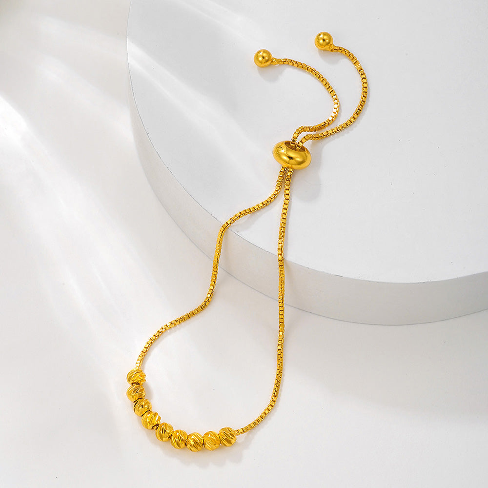 stylish gold bracelet 1pcs Gold Pulling Rope Bracelet