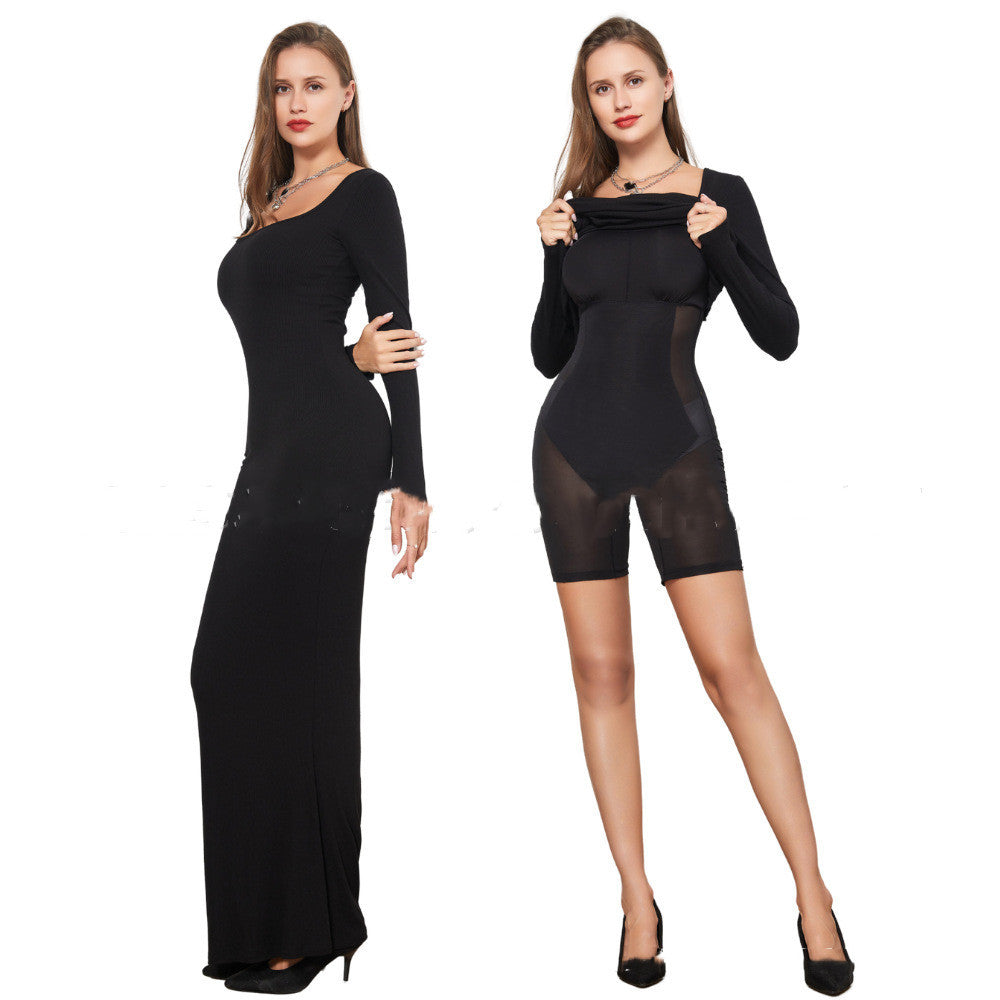 Long Sleeve Narrow Dress