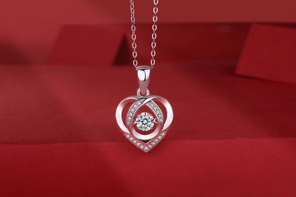 Designer jewelry necklace With You In My Heart Half a carat