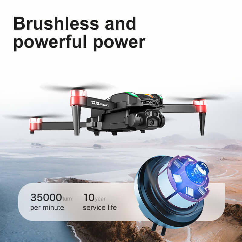 Electric Drone Single D10 Black