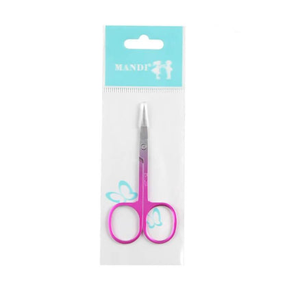makeup eyebrow trimmer Stainless Steel Color Titanium Eyebrow Trimmer Gradual powder Blue OP bag