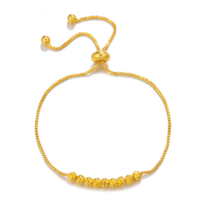 stylish gold bracelet 1pcs Gold Pulling Rope Bracelet