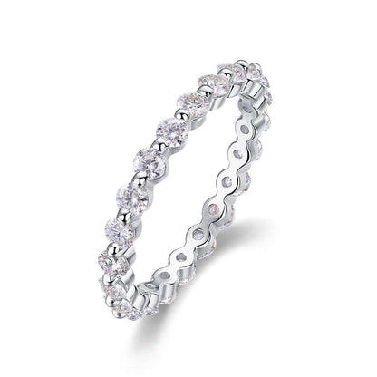 moissanite rings 1Row Of Diamonds, Moissanite Rings, Silver Rings
