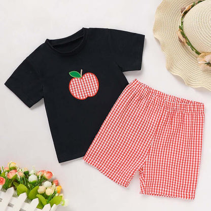 summer outfit for baby boys Back To School Outfit Blue 2Y