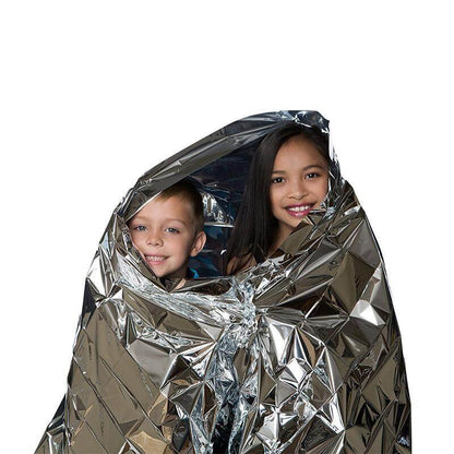 lightweight thermal blanket Human Body lifesaving Emergency Blanket Silver Default